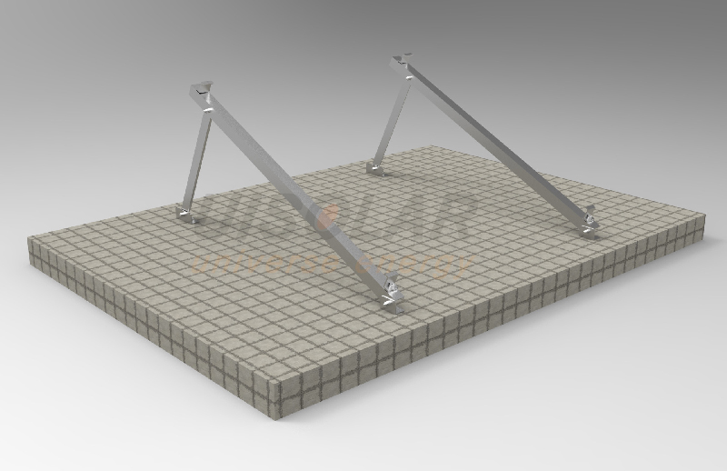 triangle mounting of solar panel mounting brackets