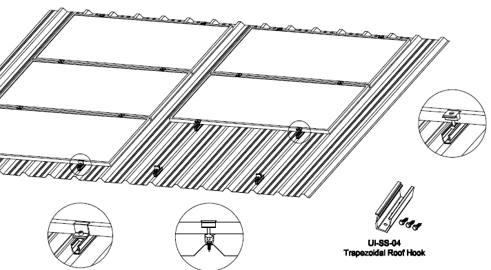 UISOLAR’s ballasted mounting bracket