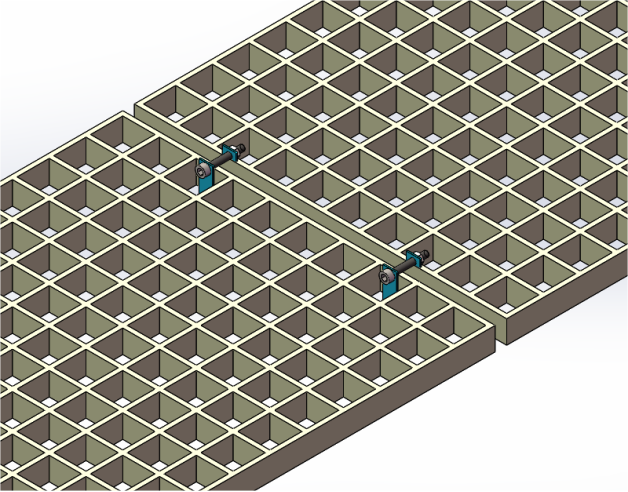 whole row walkways with C Clamp