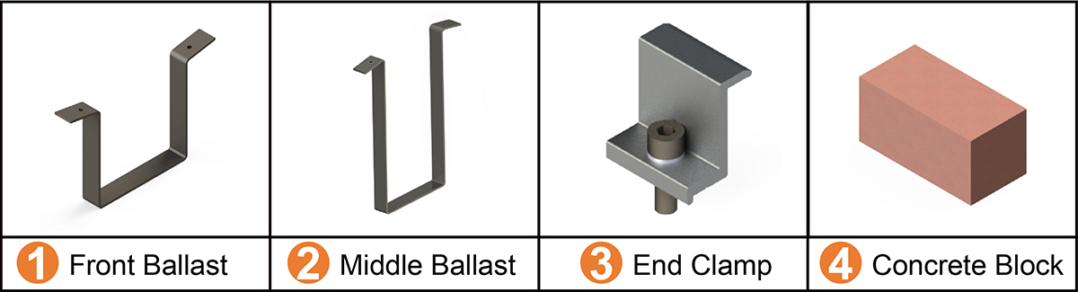 ballasted flat roof