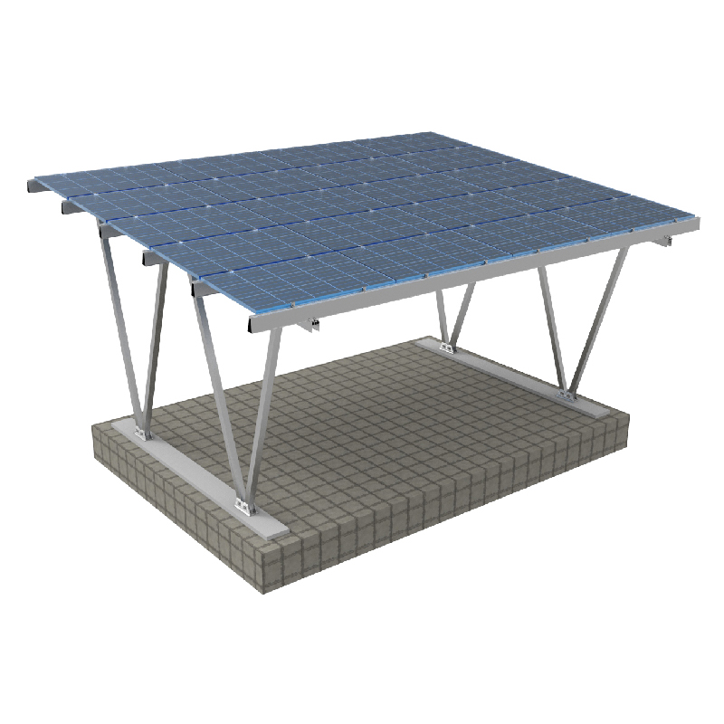 Aluminum Solar Carport Mount Solution 