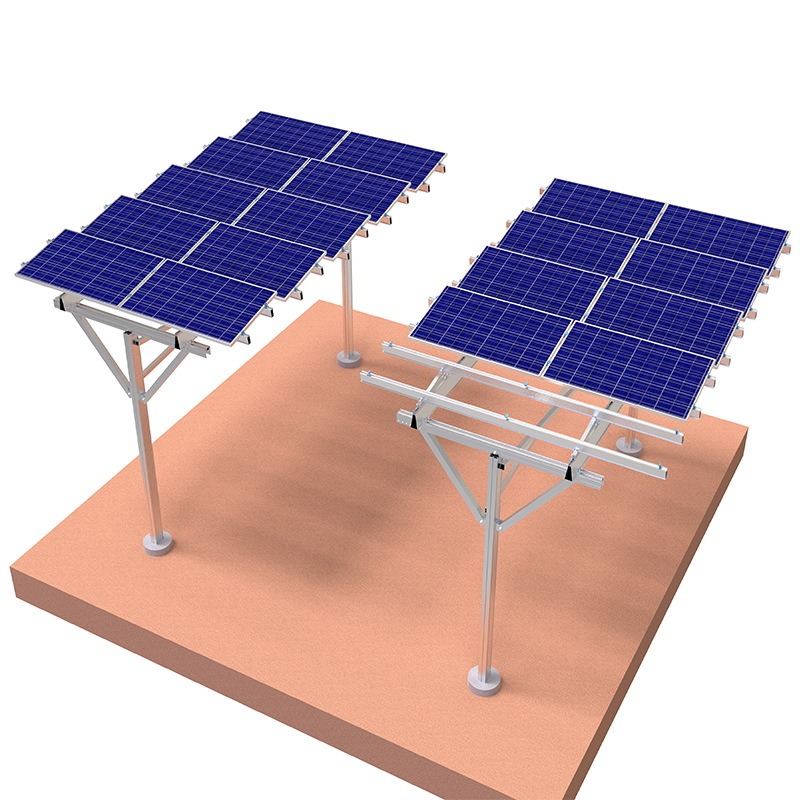 Free stand post for solar agriculture 