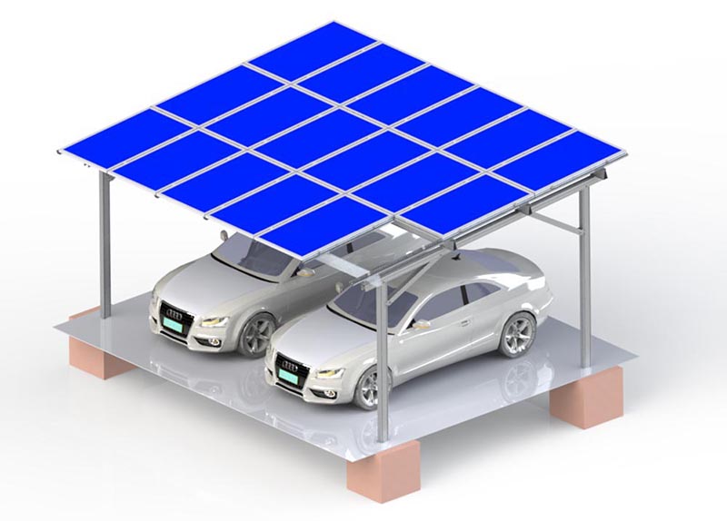 BIPV Waterproof Solar Carport Mounting