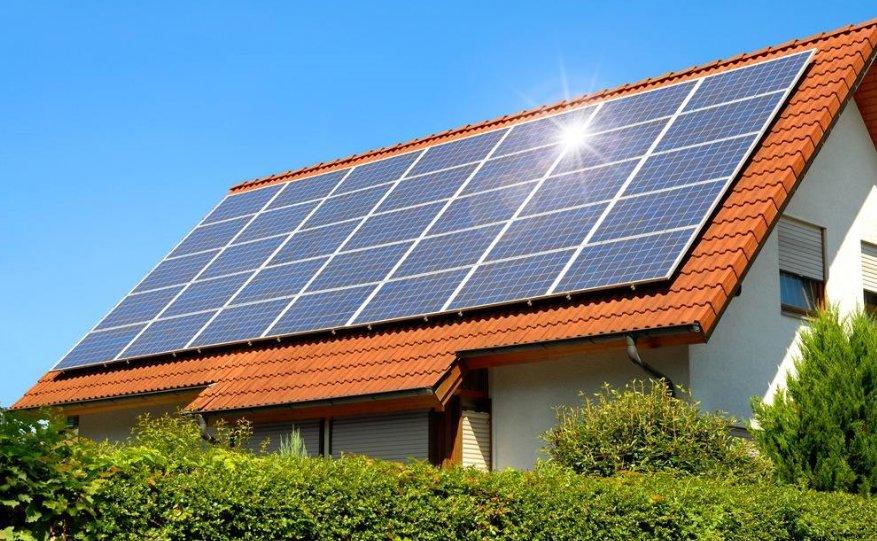 How are solar panel mounted to regular roof types?